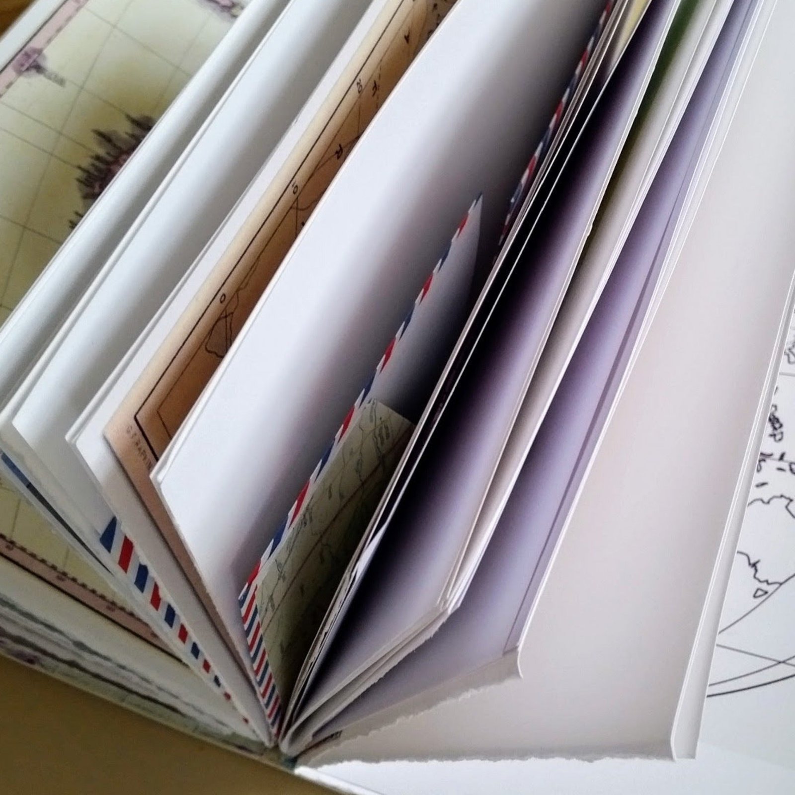 Large Leather Travel Journal, personalised, with wrap around cover, pockets and travel extras - Image 7