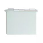 6ct 6 Pockets Hanging File Folders - Debossed Pastels: Office Supplies, File Organizer, Multicolored, 40 Sheet Capacity - Image 6