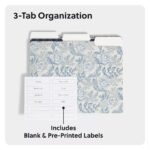 12ct File Folders Ornate Florals - Image 4