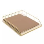 12ct File Folders Subtle Textures: Office Supplies, Non-Pronged, Paper, 30 Sheet Capacity, Multicolored - Image 3