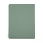 Padfolio 10"x12.5" Vegan Leather Dark Sage Debossed Arch - Image 3