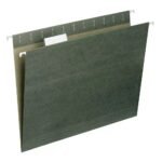 20ct Hanging File Folders Letter Size Green - up&up™: Paperboard Core, File Organizer, 100 Sheet Capacity, 20 Pack - Image 2